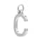 12 Pack: Sterling Silver Alphabet Charm by Bead Landing™